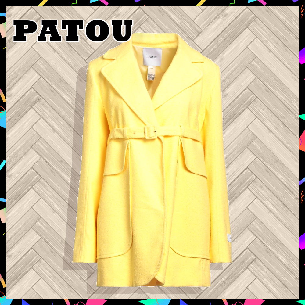 【PATOU】コート シングル 無地 PATOU