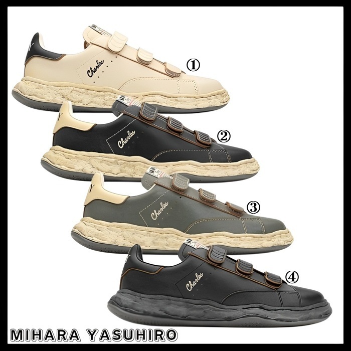 MAISON MIHARA YASUHIRO 国内買付 CharlesOGSoleVLLeatherVelcro