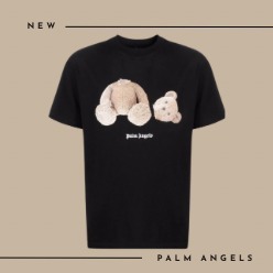 Palm Angels パームエンジェルス ブロークンベアプリントTシャツ