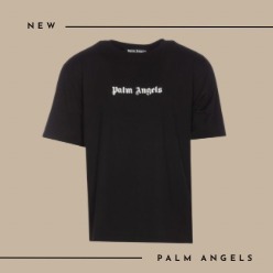 Palm Angels ブラック スリムフィット Tシャツ