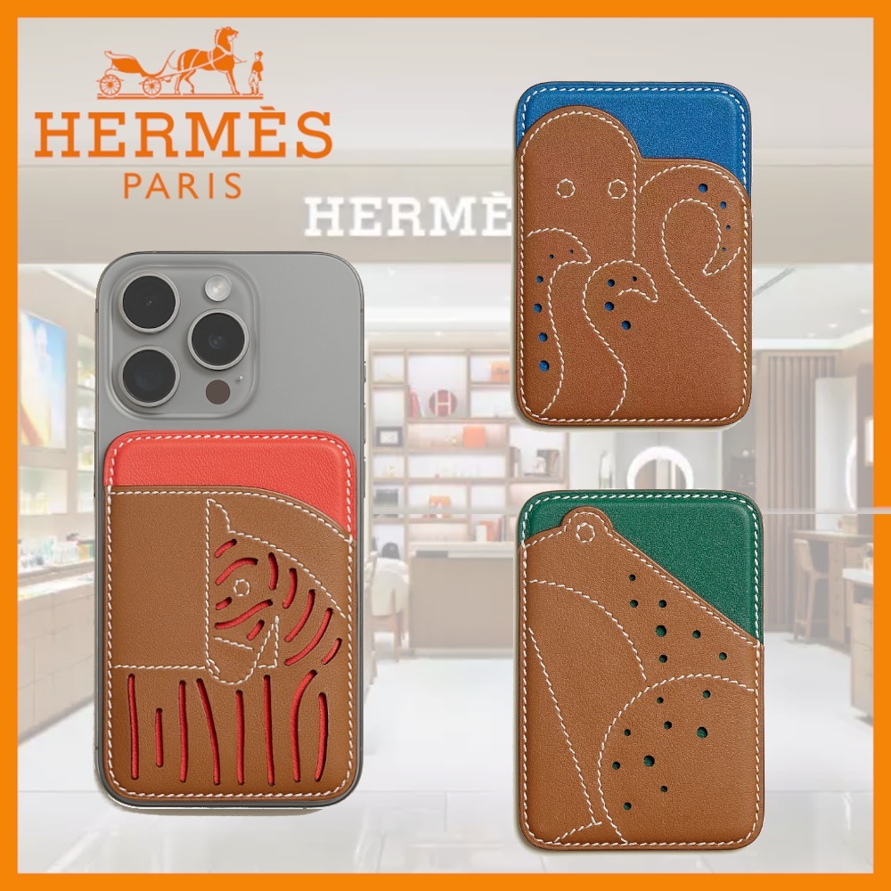 【遊び心溢れるデザイン♪】HERMES カードケース