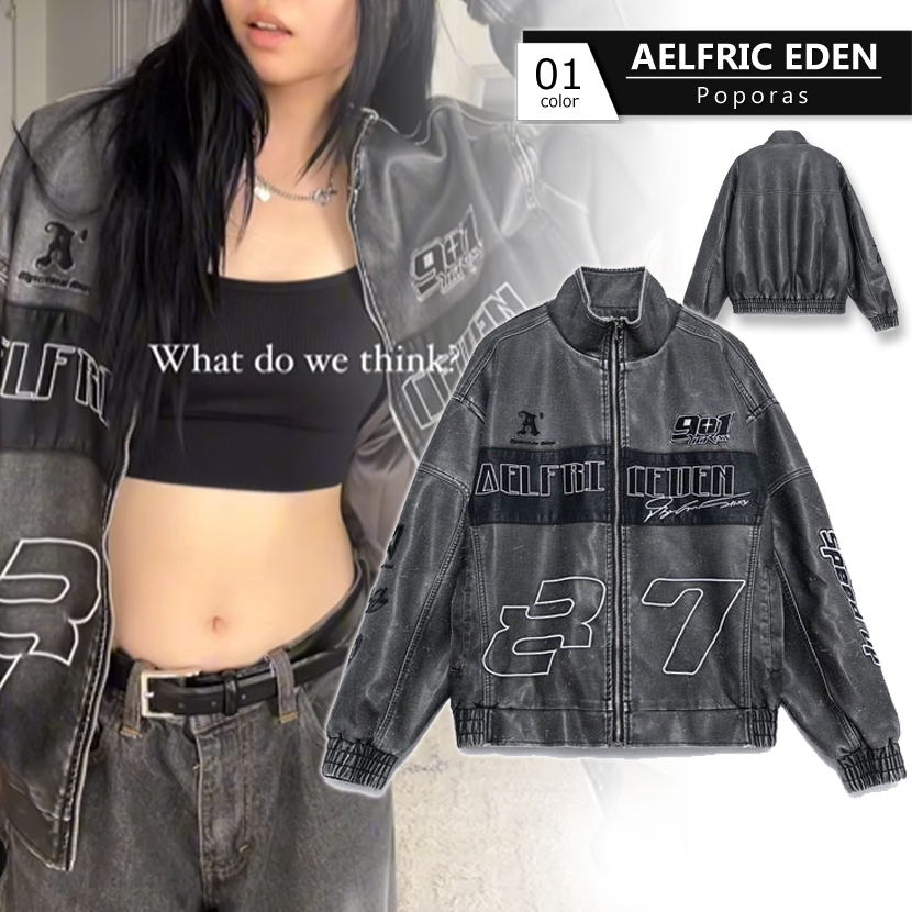 【日本未入荷】Aelfric Eden ウォッシュド レーシングジャケット
