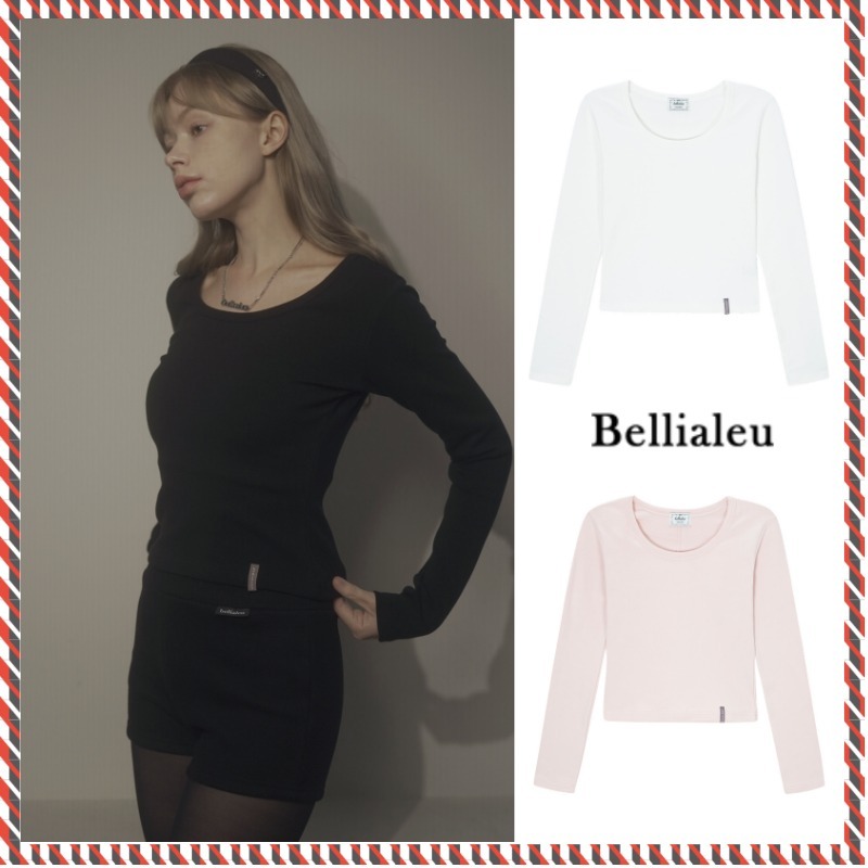 【Bellialeu】24fw Back line warm tee