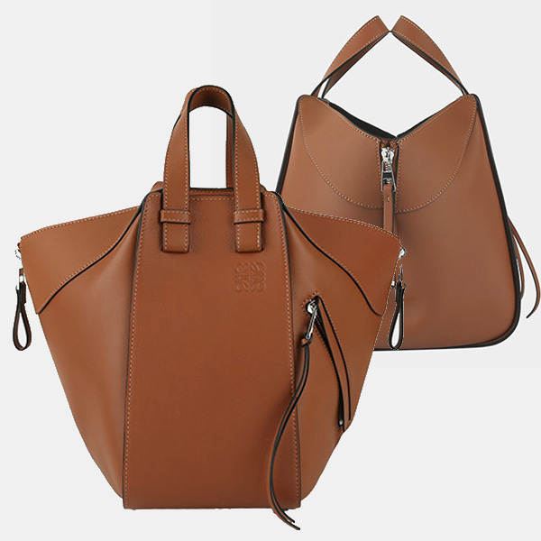 LOEWE☆24FW スモール ハンモック ショルダーバッグ ブラウン