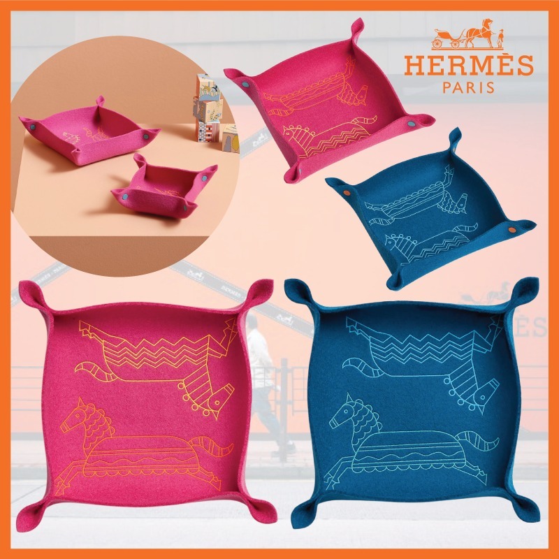 ★可愛い★【HERMES】チェンジトレイ 大型《エポペ》