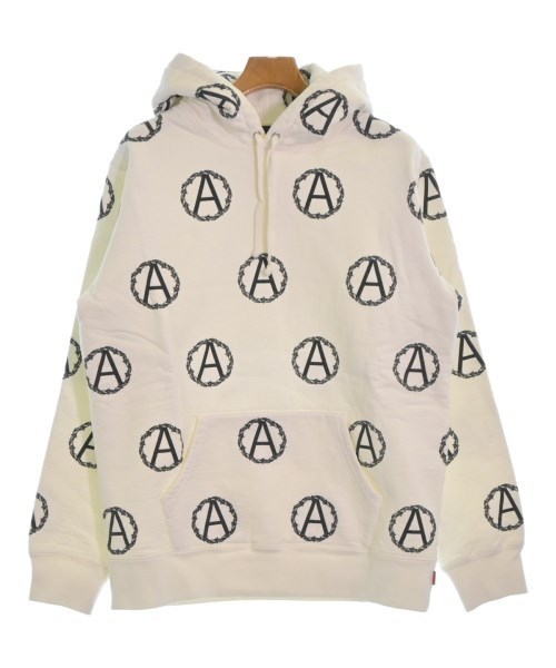 Supreme シュプリーム パーカー 白x黒(総柄) L 3303324D0024