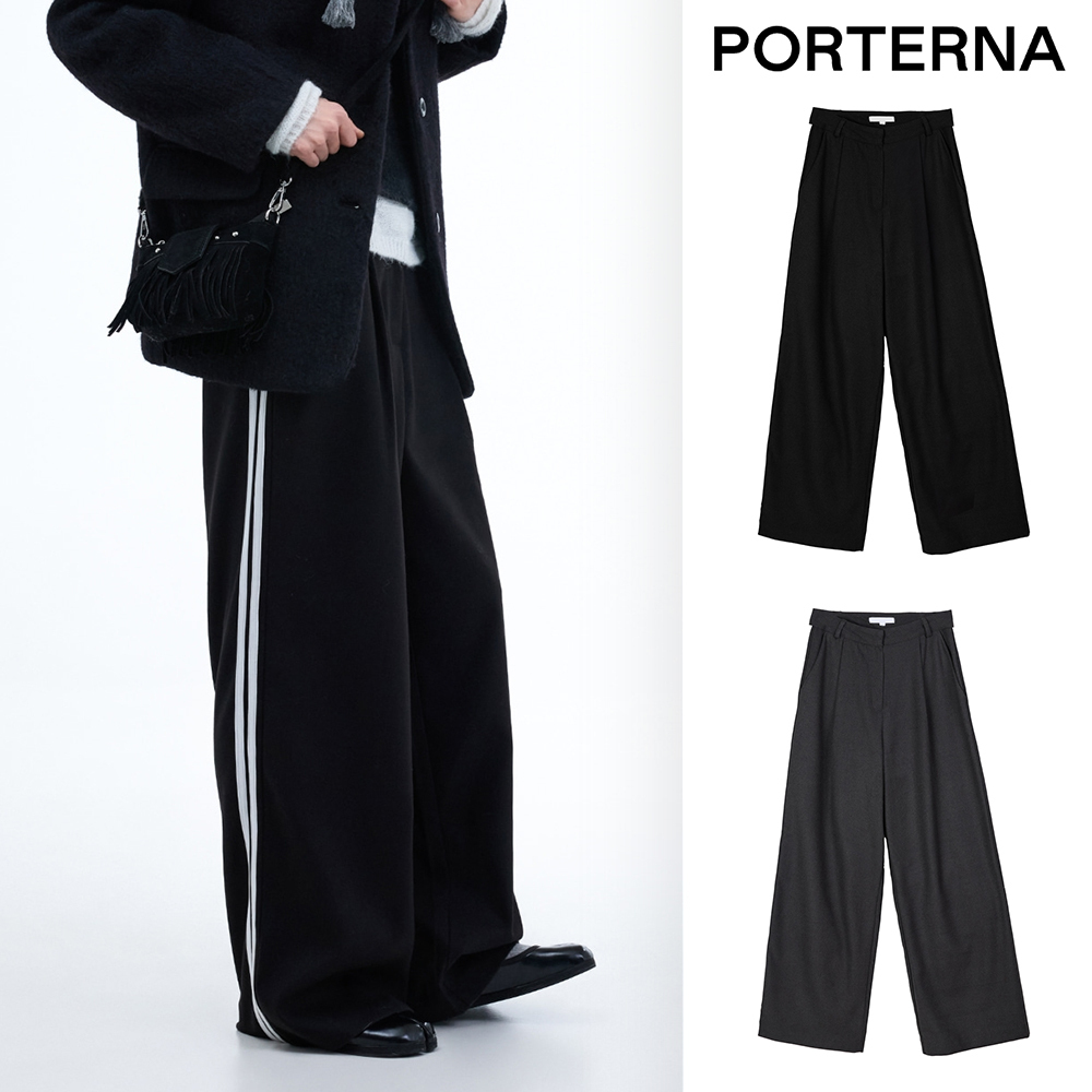 【PORTERNA】Welter Track Line Slacks