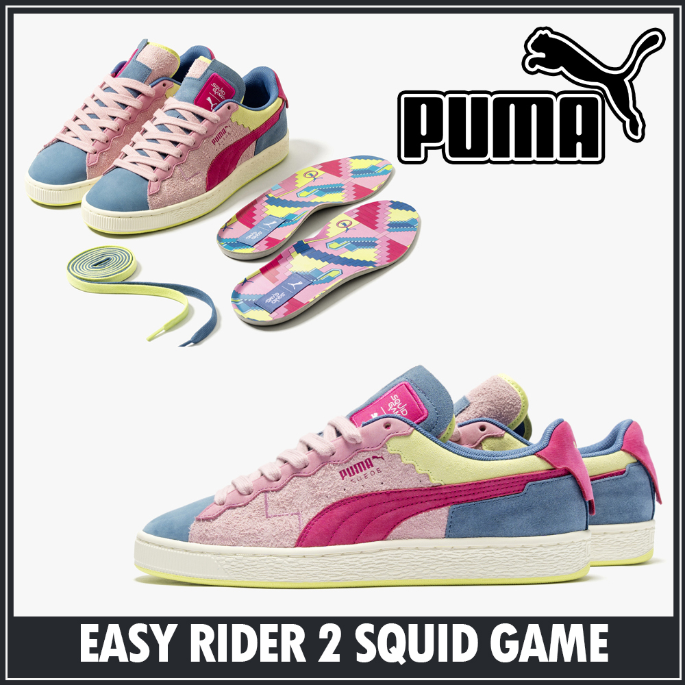 男女兼用★PUMA x EASY RIDER 2 SQUID GAME Blue Purple