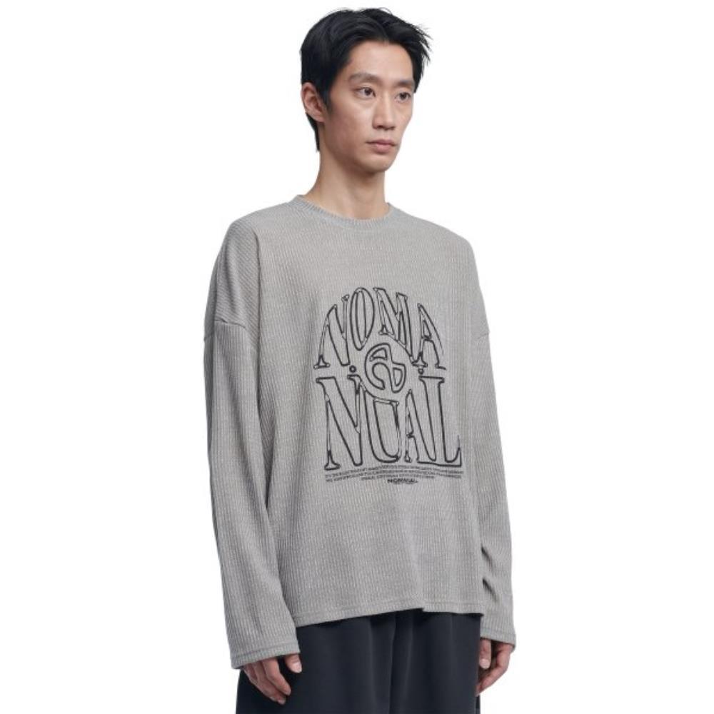 ★NOMANUAL★ SNA KNIT LONG SLEEVE OATMEAL NM52KT01M1OM