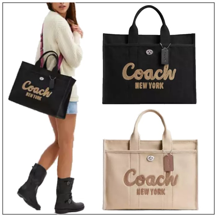 【COACH】コーチ/カーゴ トート バッグ 42 キャンバス/国内発送