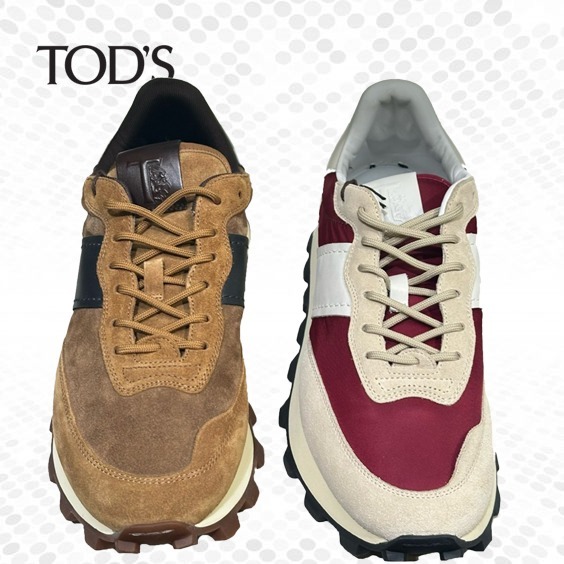 【関税込】TOD'S 1T スエード＆ファブリック スニーカ