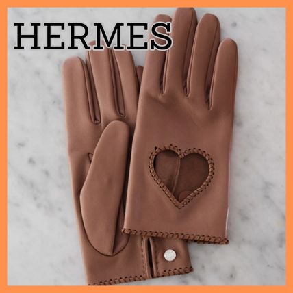 HERMES ハートグローブ H232012G01070 手袋（【国内即発☆ハート