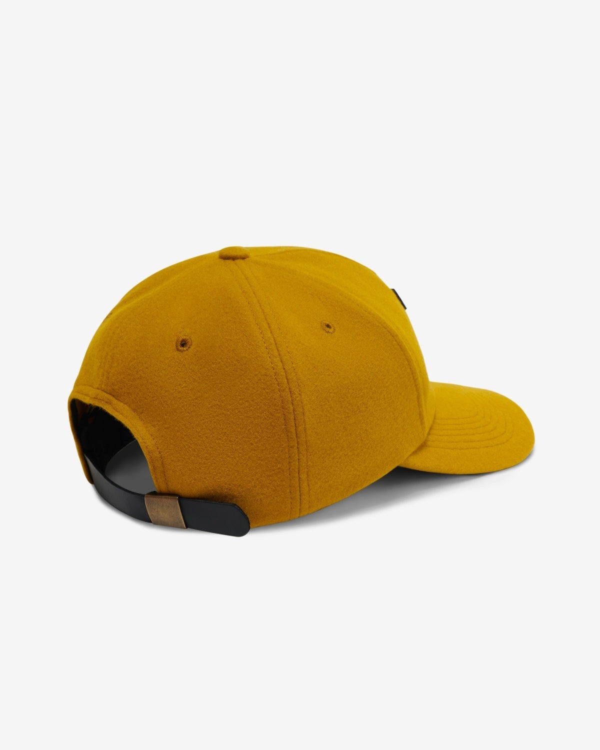 NOAH Melton 5-Panel イエロー ウールキャップ