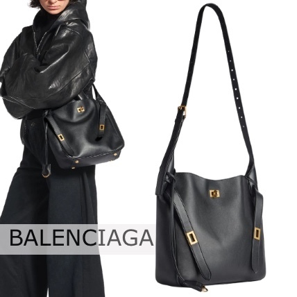 【BALENCIAGA】BEL AIR S HOBO ショルダー バッグ レザー ロゴ
