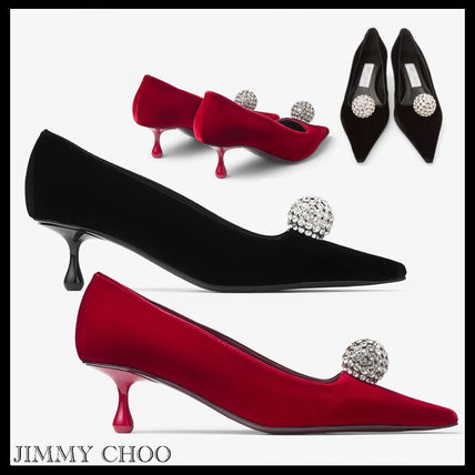 レッド（赤）系 Jimmy Choo(ジミーチュウ) パンプス(レディース
