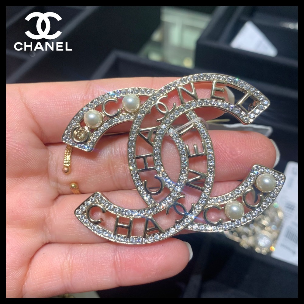 【キラキラ☆可愛い】CHANEL ブローチ org.jpg