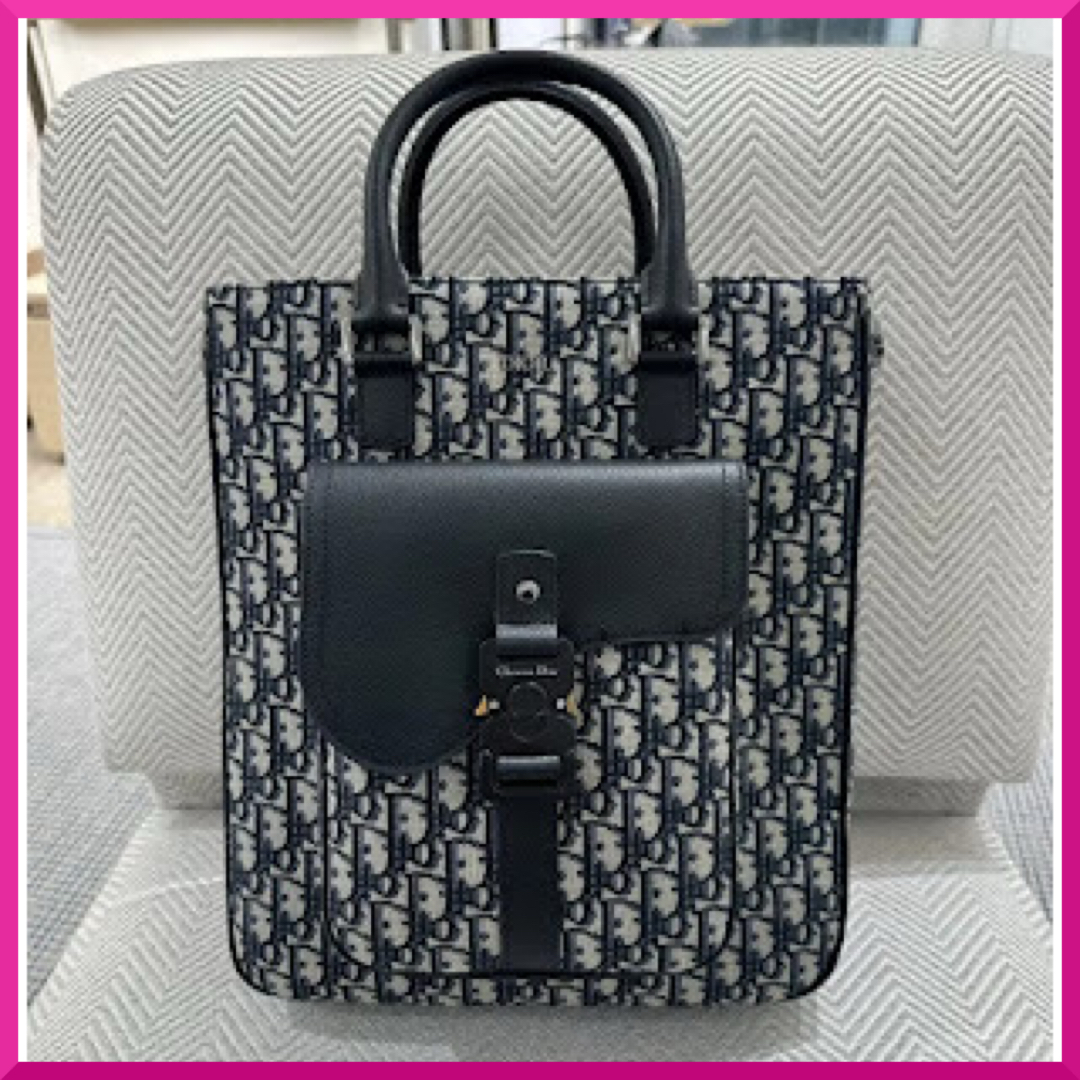 【大容量でオシャレ♪】Dior saddle トートバッグ
