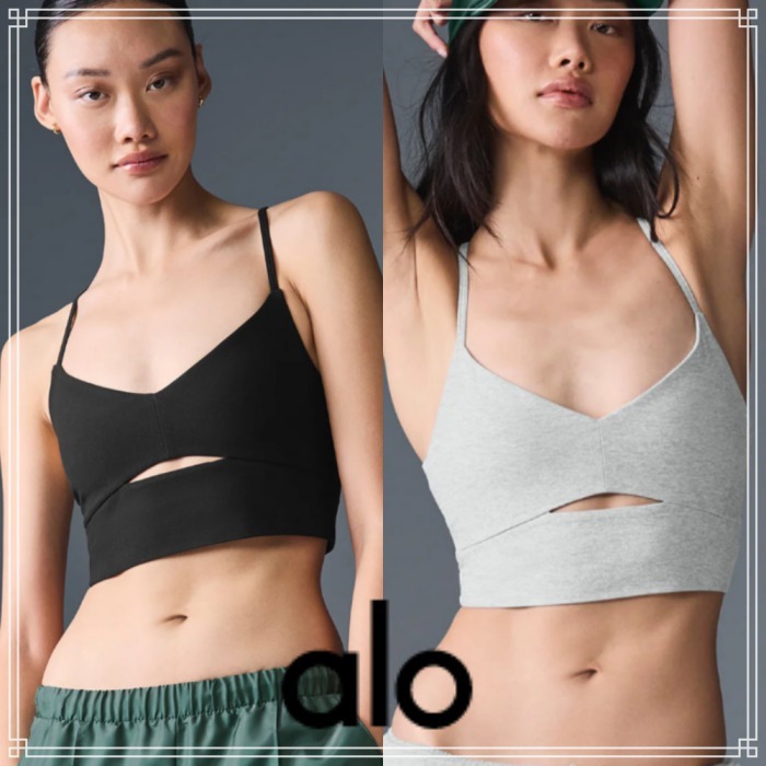 【ALO Yoga】Alosoft ハイライト ブラ トップ 2色