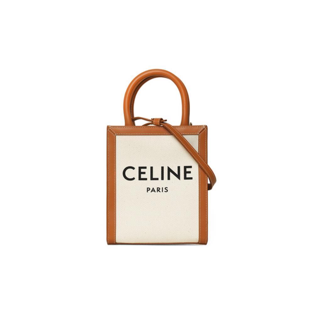 ☆☆CELINE☆☆ Celine 193302BNZ 02NT Vertical Cabas Textile
