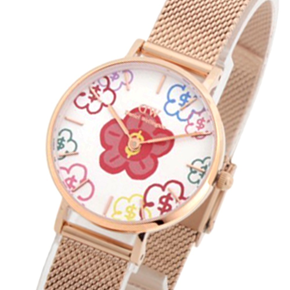Daniel Wellington 腕時計 Petite Rich Flower 28mm DW00100722