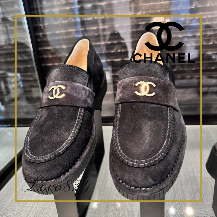 【フォーマルにもカジュアルにも♪】シャネル ローファー CHANEL