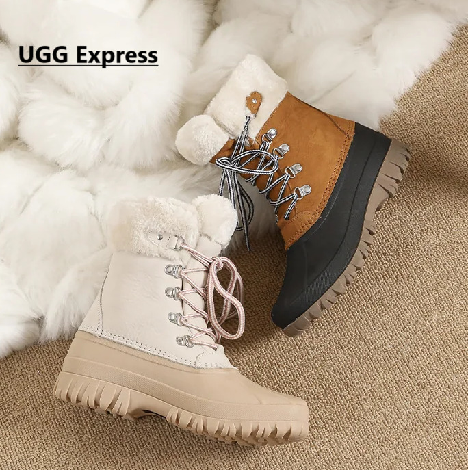 男女OK【UGG Express】チャンキー・スノーブーツ・レースアップ