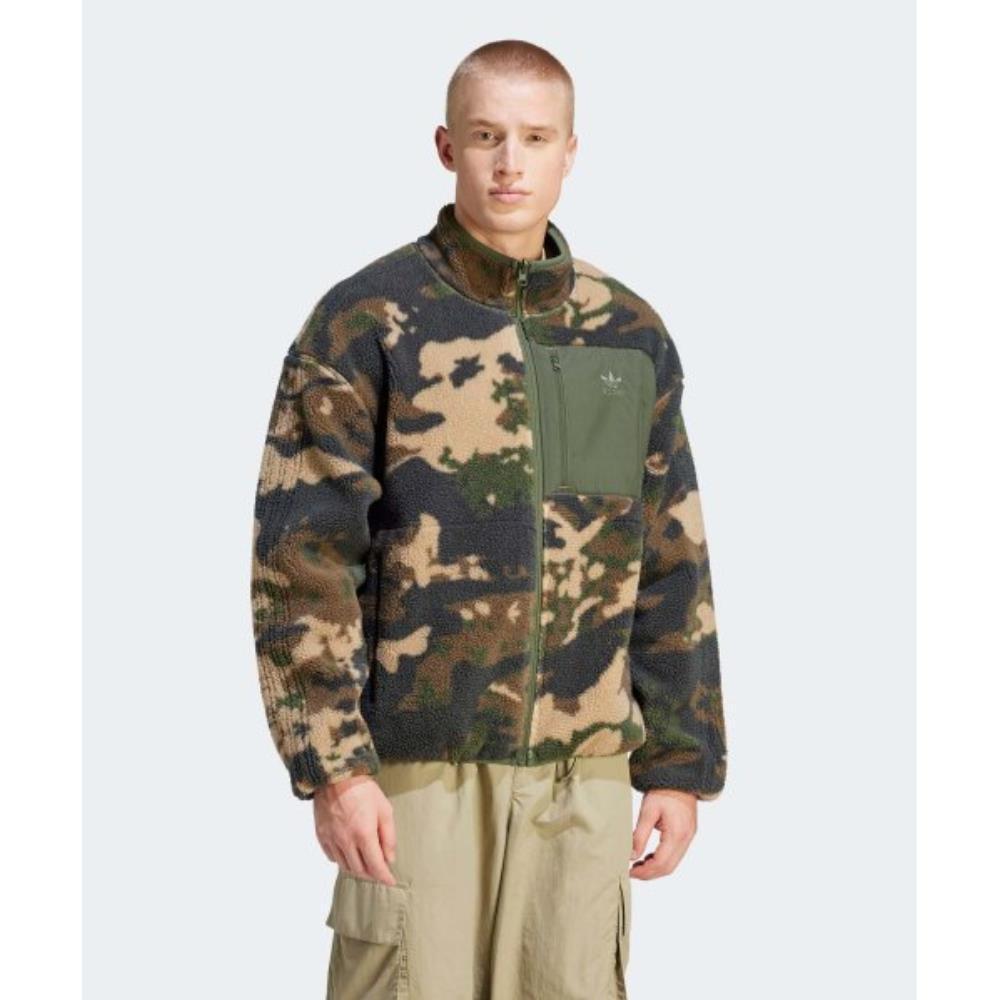 フリースジャケット adidas Camo Reversible Fleece Jacket Mix IP0279