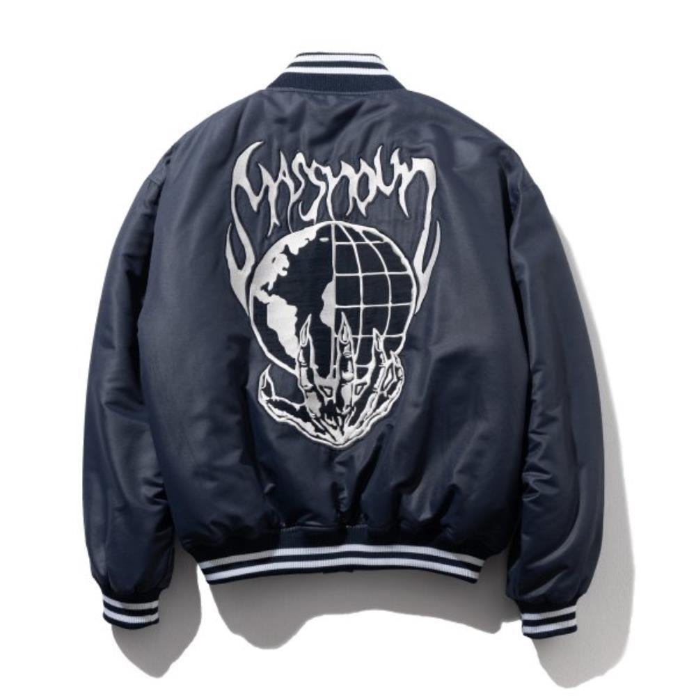 スタジャン MASSNOUN Virtual World 60Z Varsity MFTPD001NV MFTPD001-NV