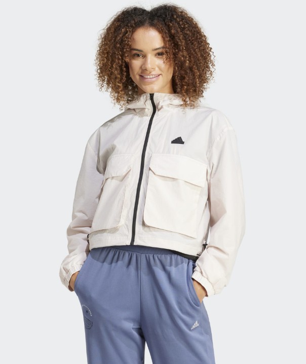 韓国人気 [アディダス] ウィンドブレーカー BEIGE