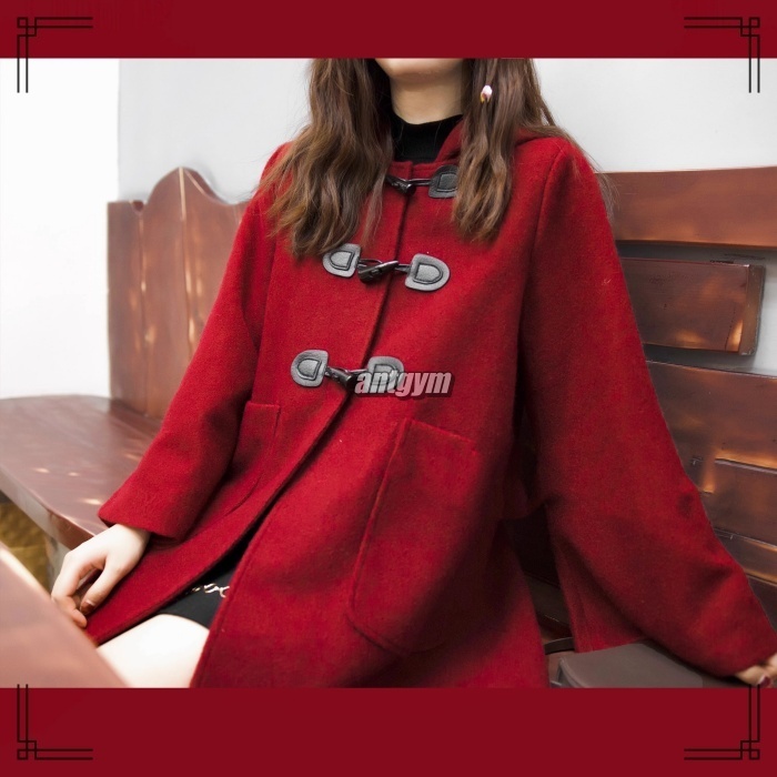 ウール ミディアム ダッフルコート XS〜L