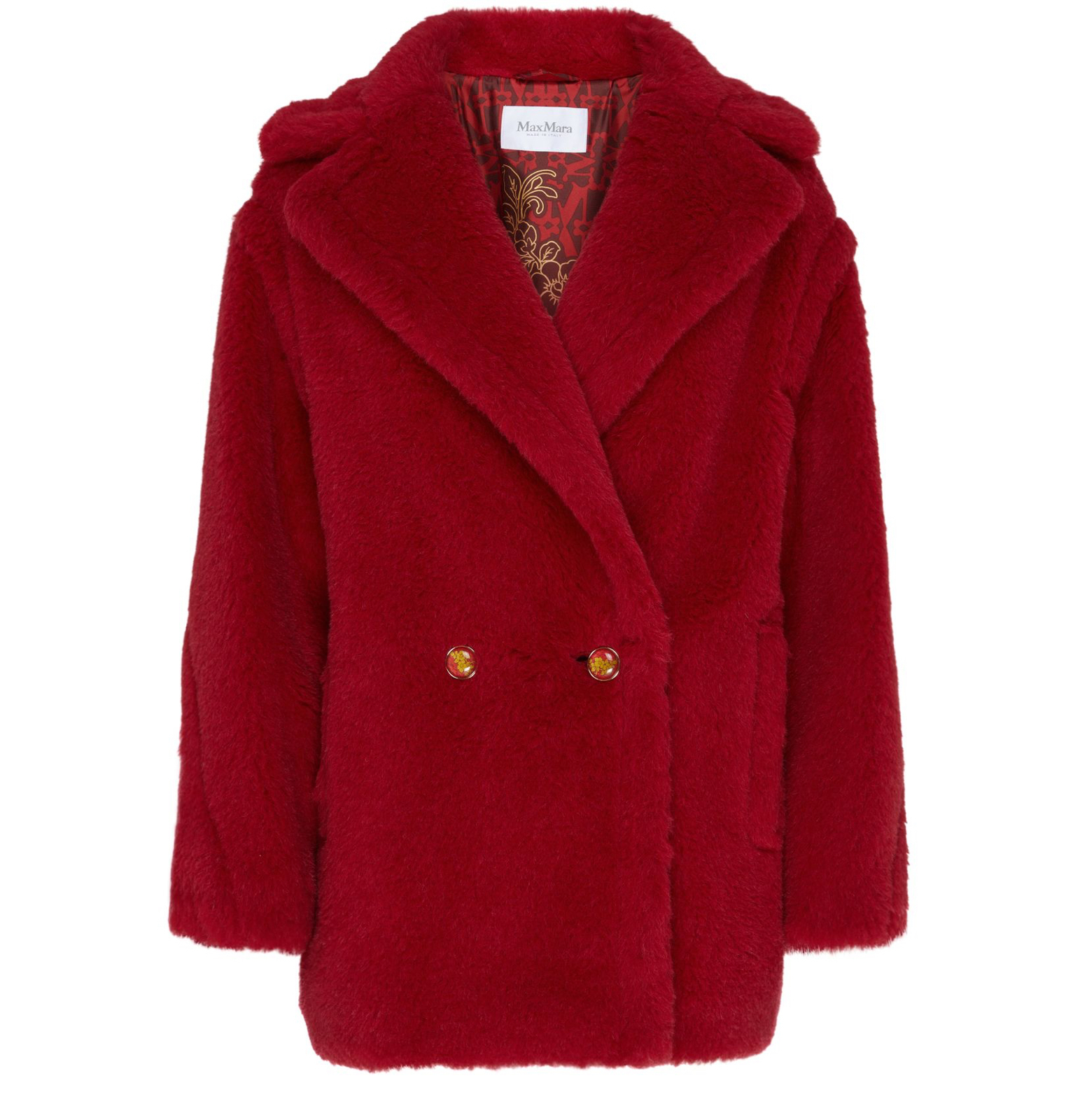 CUBA☆ MaxMara テディベアショートコート ＊レッド