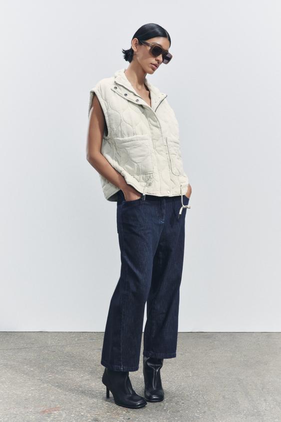 大人気】ZARA♡ ZW COLLECTION キルティングベスト ベスト・ジレ