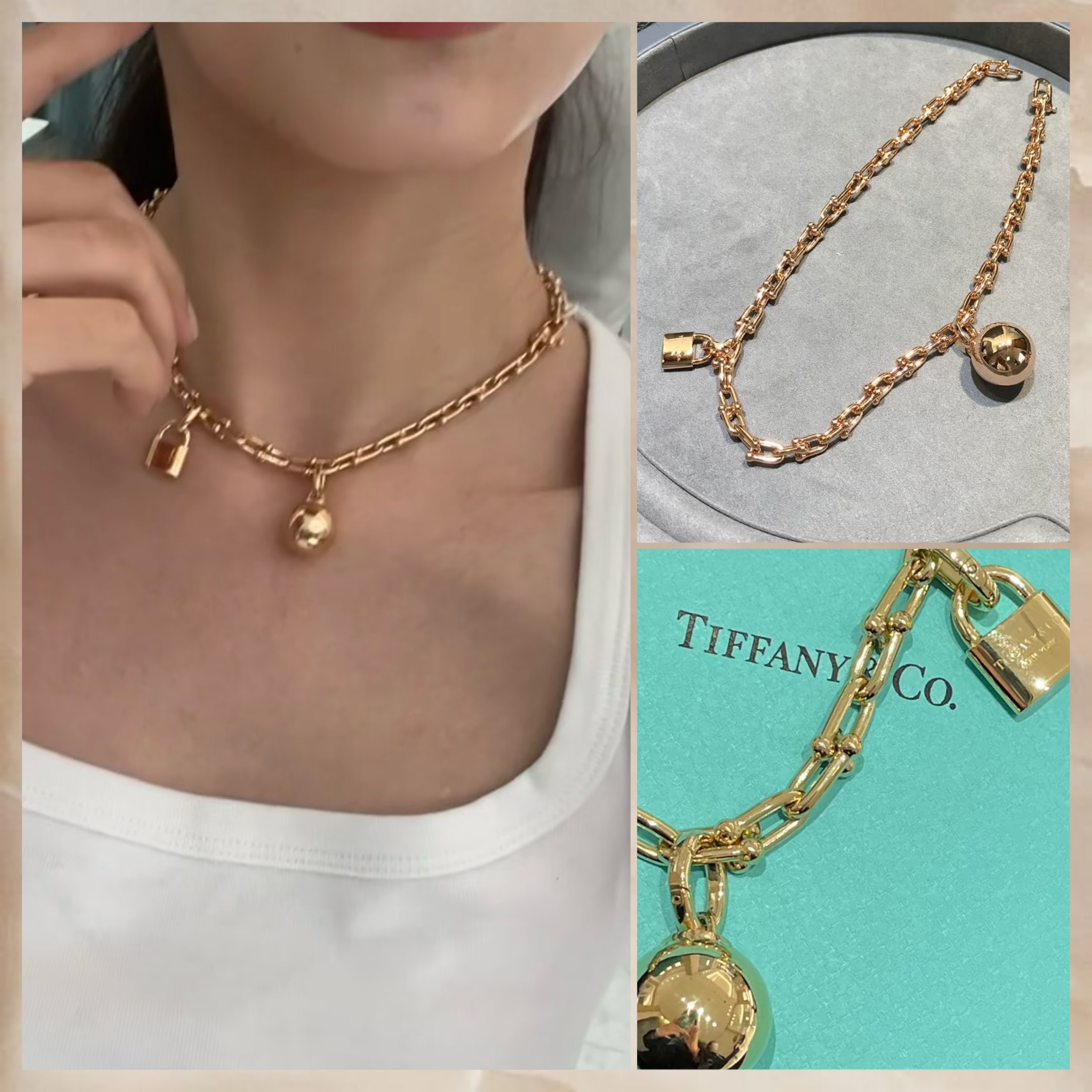 【Tiffany & Co】Hardwear スモール ラップ ネックレス unisex ハードウェア スモール ラップ ネックレス[60153372] HardWear