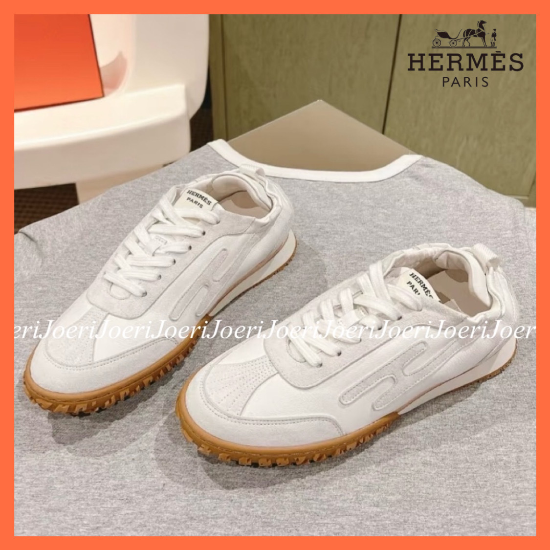 【カジュアルで合わせや♪】HERMES スニーカー GET
