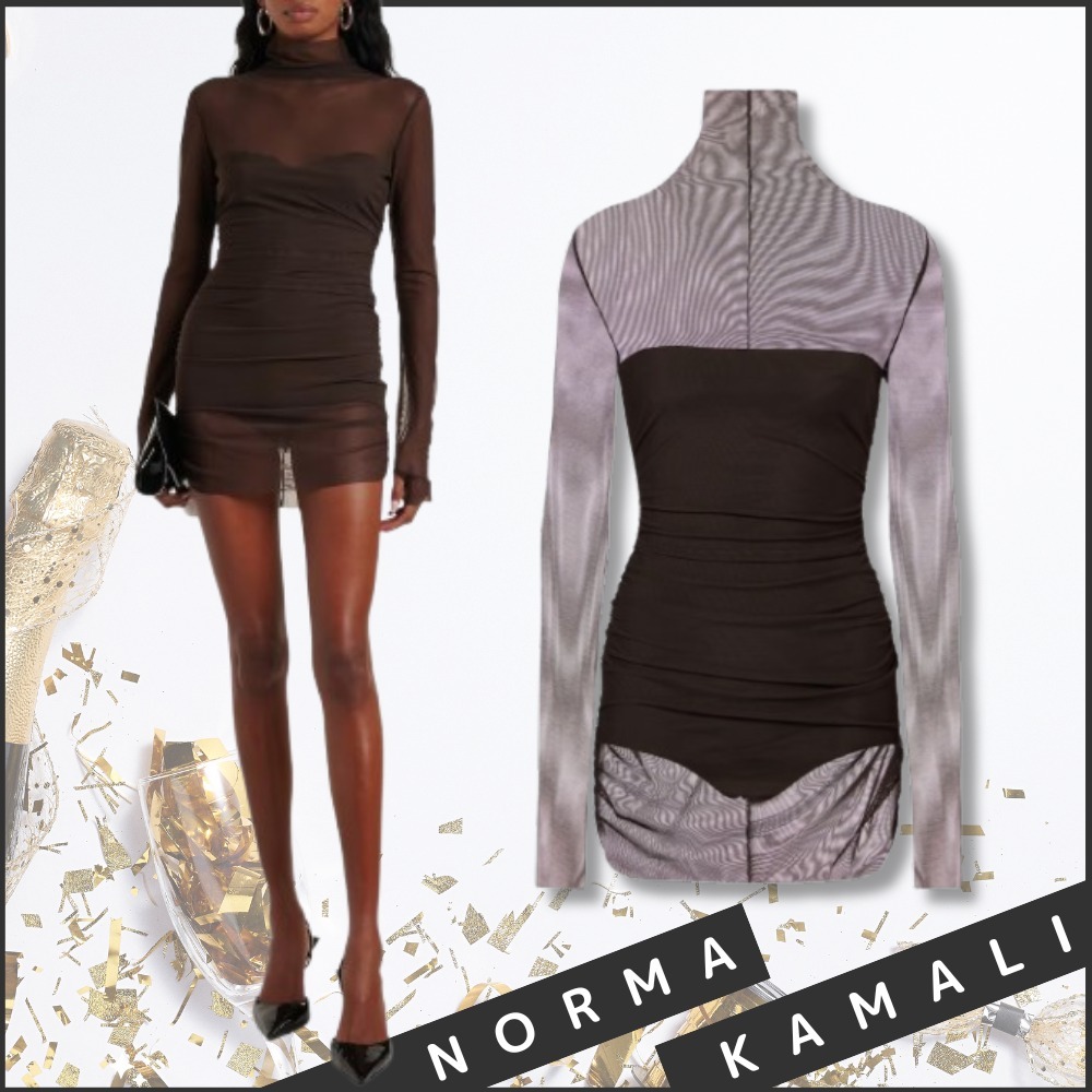送料込/関税込■Norma Kamali■コットンシャツドレス Norma Kamali トップ - White | FWRD