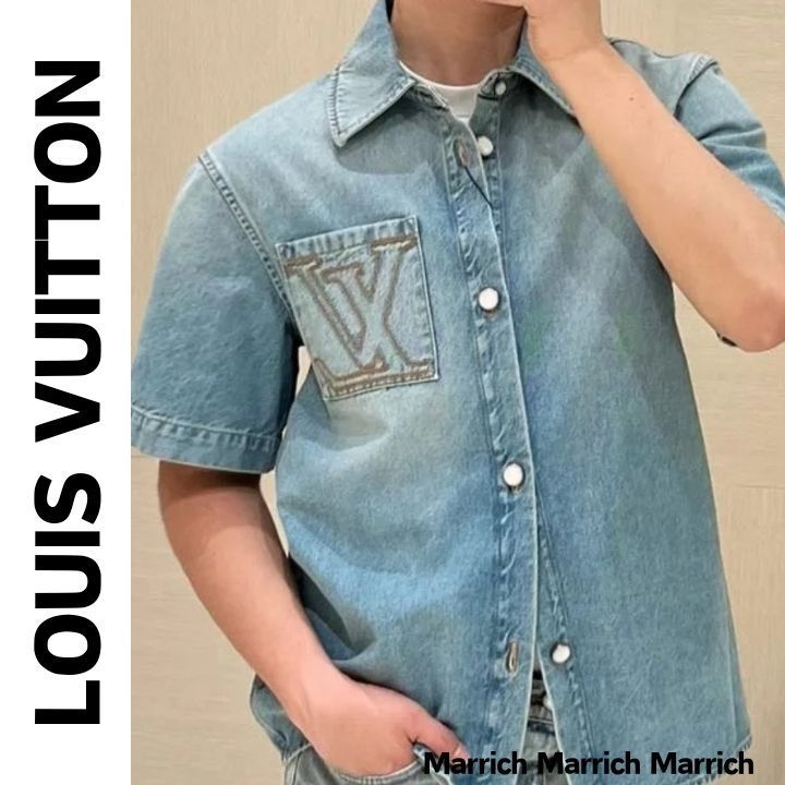 Louis Vuitton《国内発送♪》ショートスリーブデニムシャツ