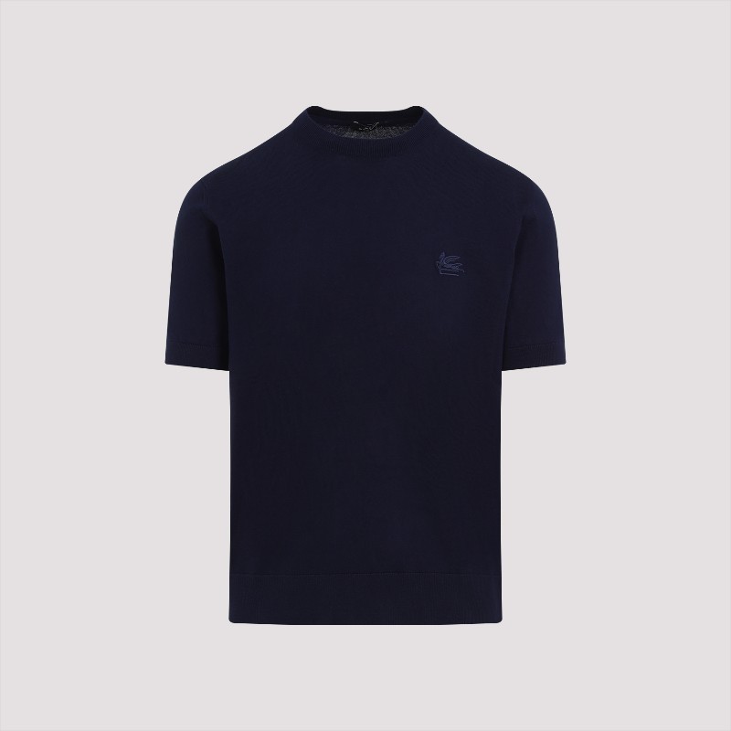 Tシャツ・カットソー ETRO FINE JERSEY T-SHIRT W/ DECORATIVE LINKING