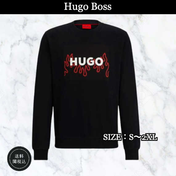 【Hugo Boss】ロゴ クルーネックスウェット