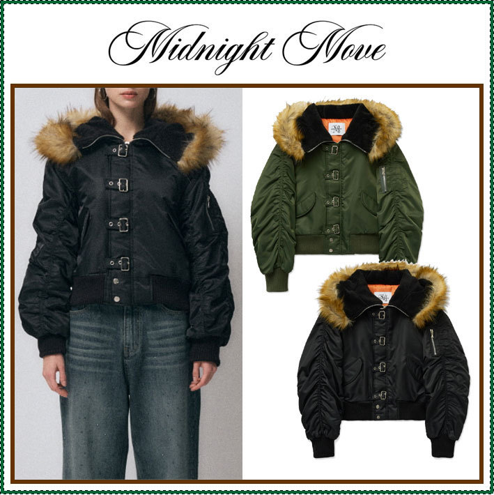【MIDNIGHT MOVE】 buckle jumper /追跡付