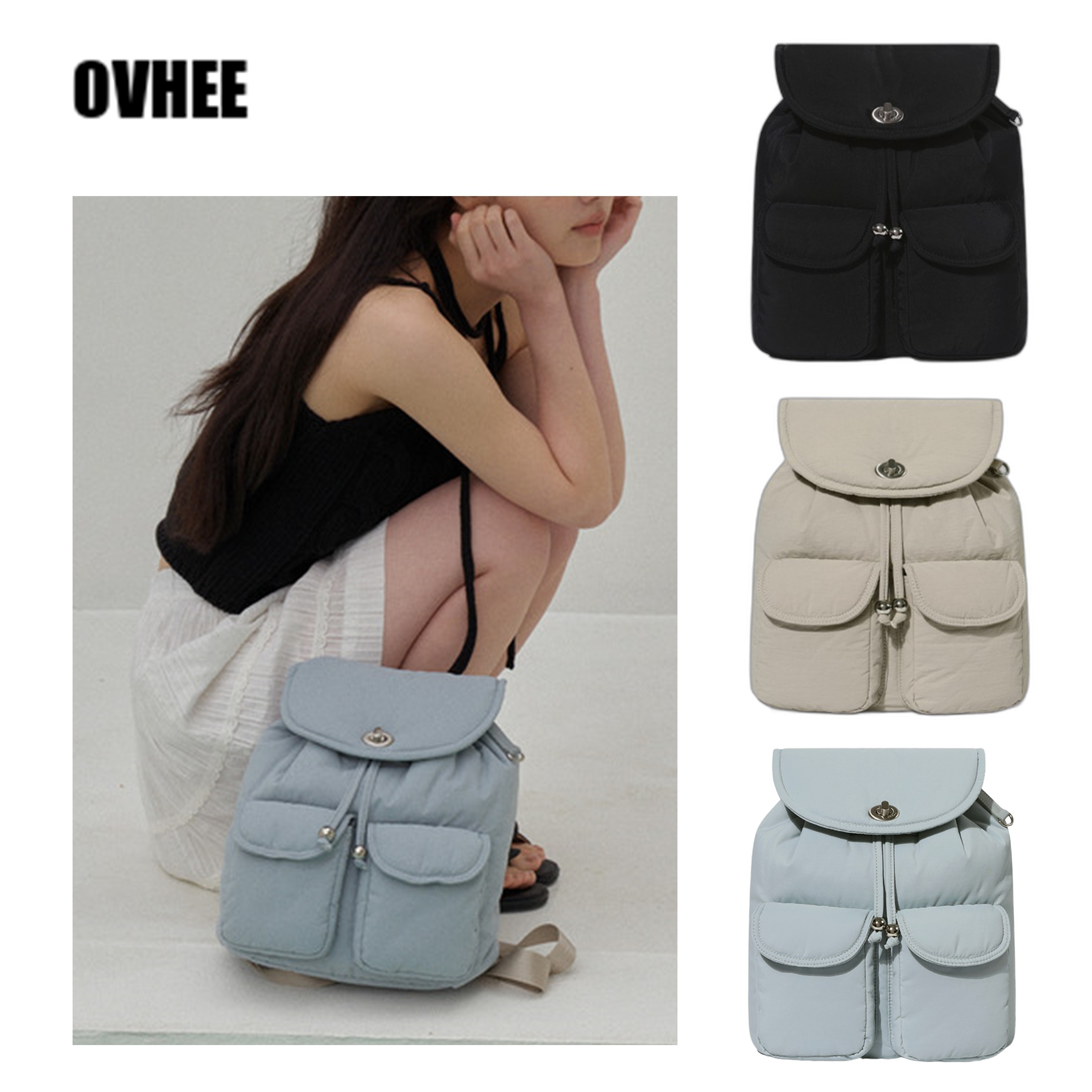 [OVHEE] Mignon Padded Backpack ☆送料込☆