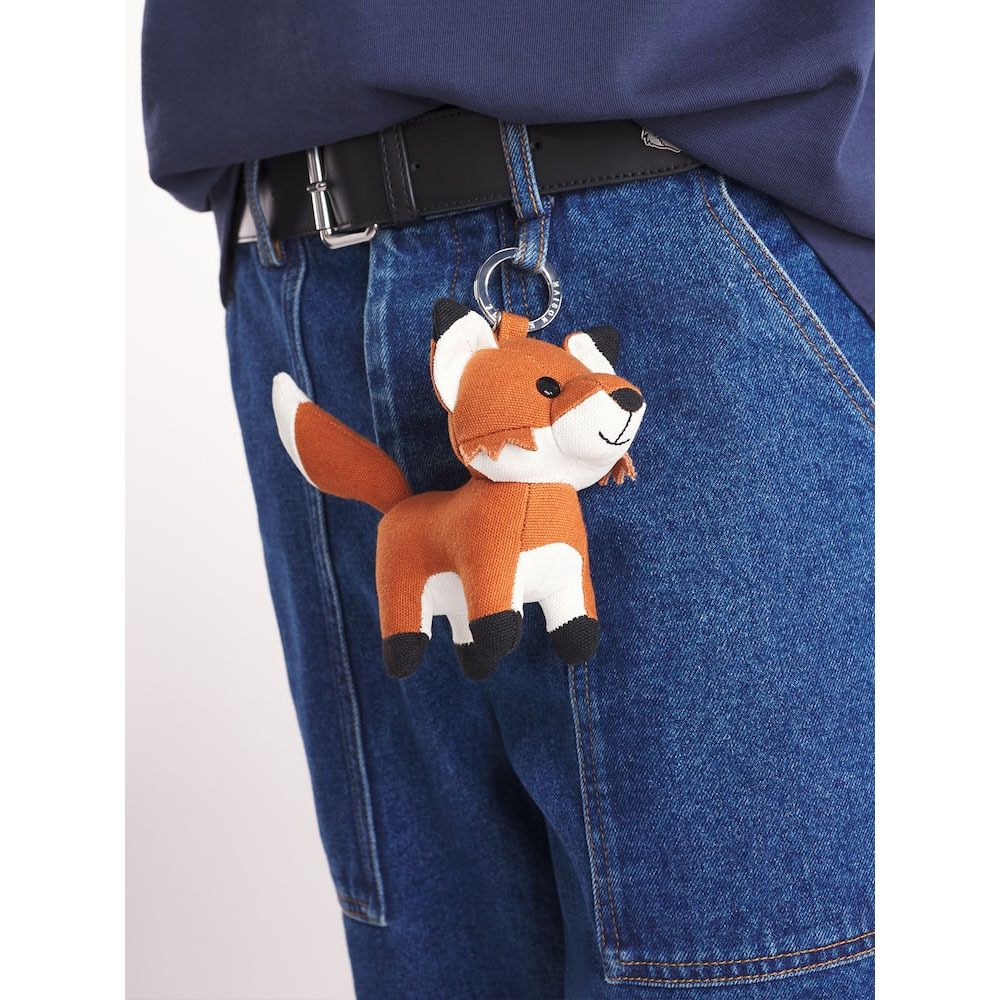メゾンキツネ DENIM FOX バッグチャーム - メルカリ