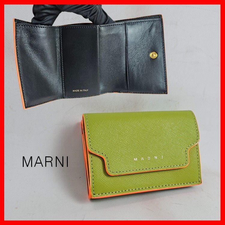 ☆韓国の人気☆【MARNI】☆レディース 折りたたみ財.布☆