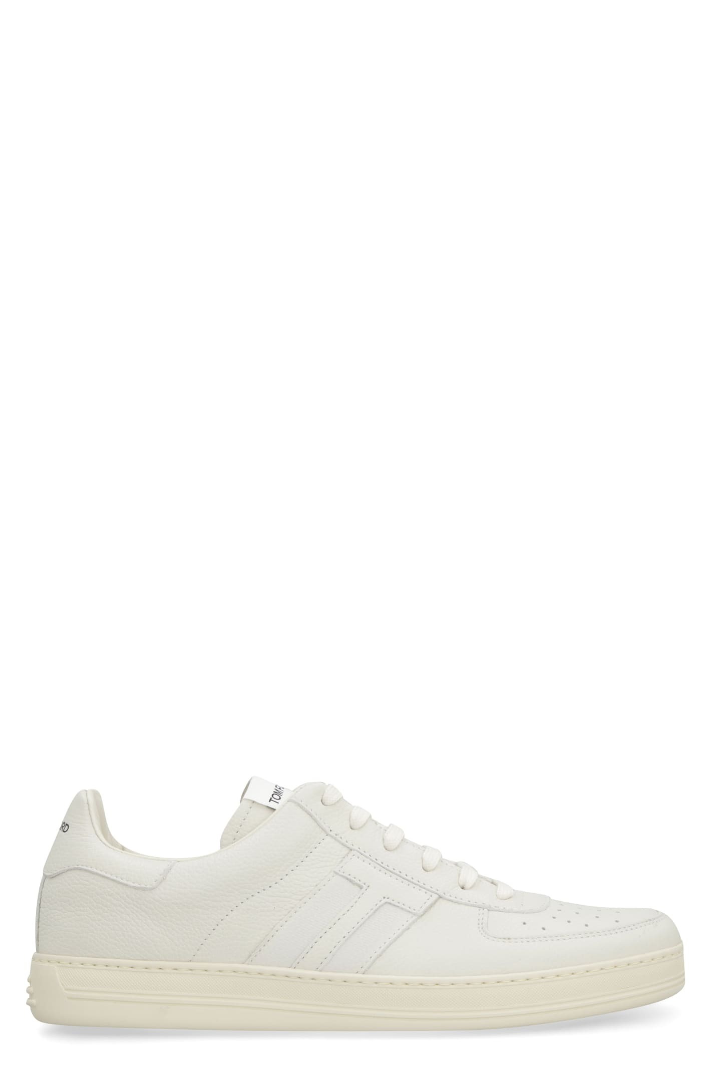 【送料&関税込】Tom Ford Leather Logo Sneakers