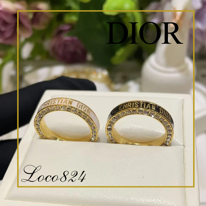 【クールな２色】ディオール リング Dior Night Code Ring