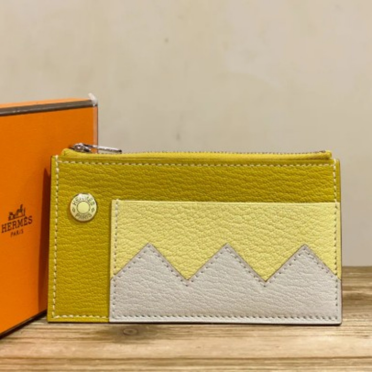 【Hermes】エルメス★cardholder★ カードホルダー ★イエロー