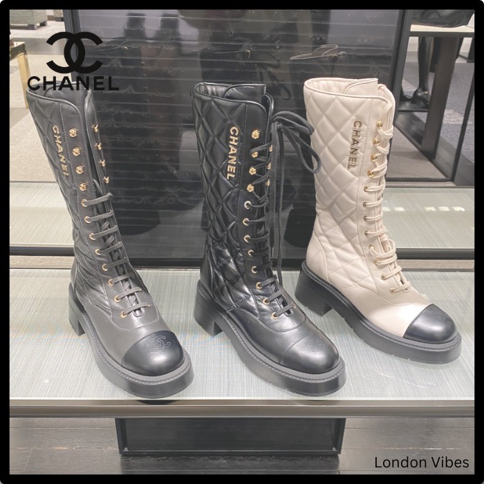 美脚に魅せる♪ CHANEL ミドルブーツ 3色