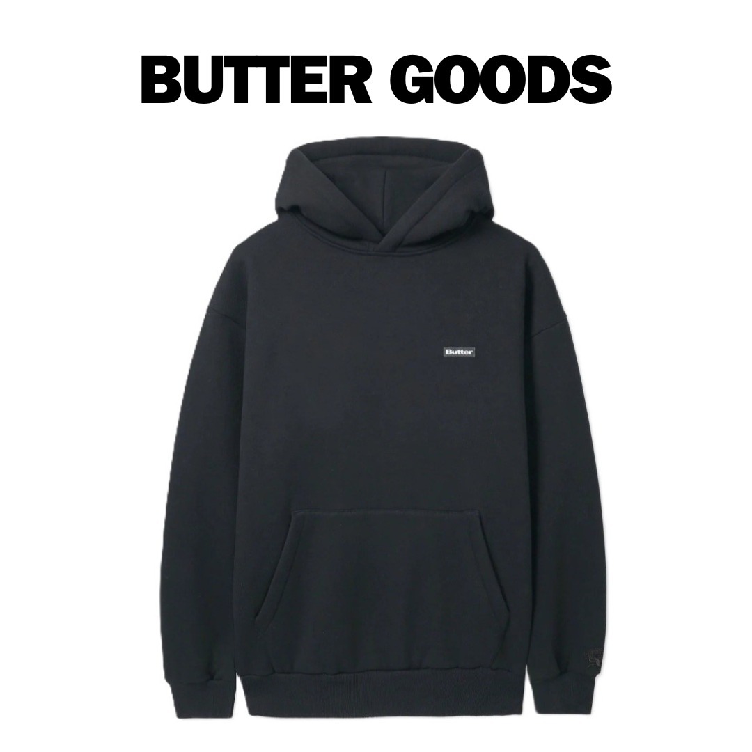 BUTTER GOODS ☆ Basic シンプル フーディー ブラック