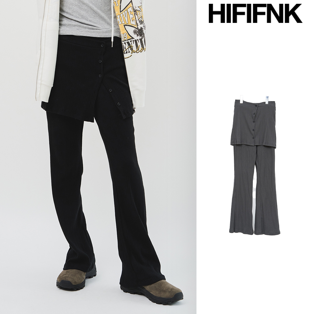 【HI FI FNK】(W) Wall Wrap Pants