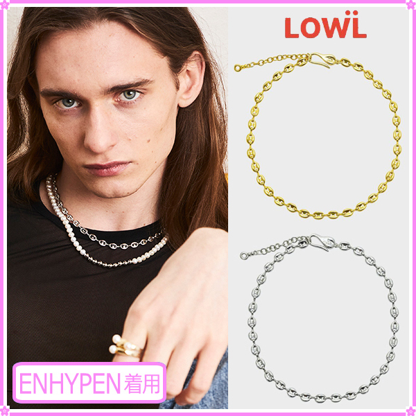 【LOWOOL】Small Pignose Chain Necklace〜ENHYPEN着用★韓国発