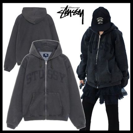 ブラック（黒）系 L STUSSY(ステューシー) パーカー・フーディ